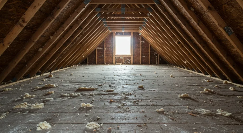 Removing Old Attic Insulation