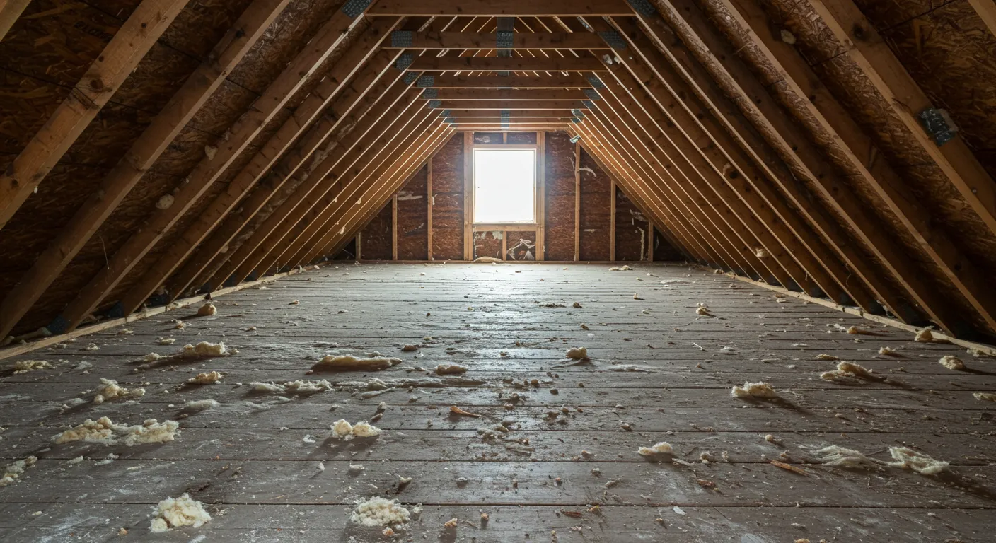 Removing Old Attic Insulation